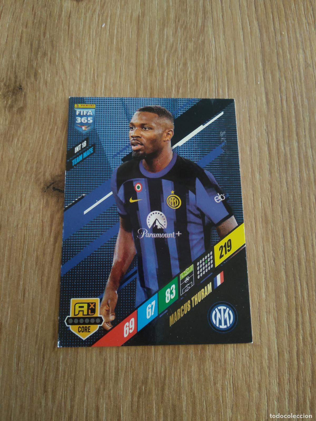 Cromos de F&uacute;tbol: INT 18 MARCUS THURAM INTER MILAN CROMO FUTBOL PANINI ADRENALYN 23-24 FIFA 365 2023-2024