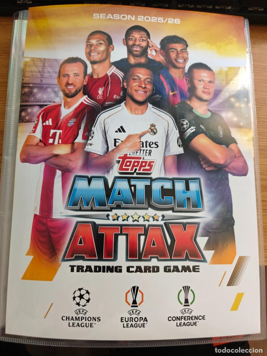 Cromos de F&uacute;tbol: Album Match Attax 25 26 Con 316 Cromos diferentes Archivador 2024 2025