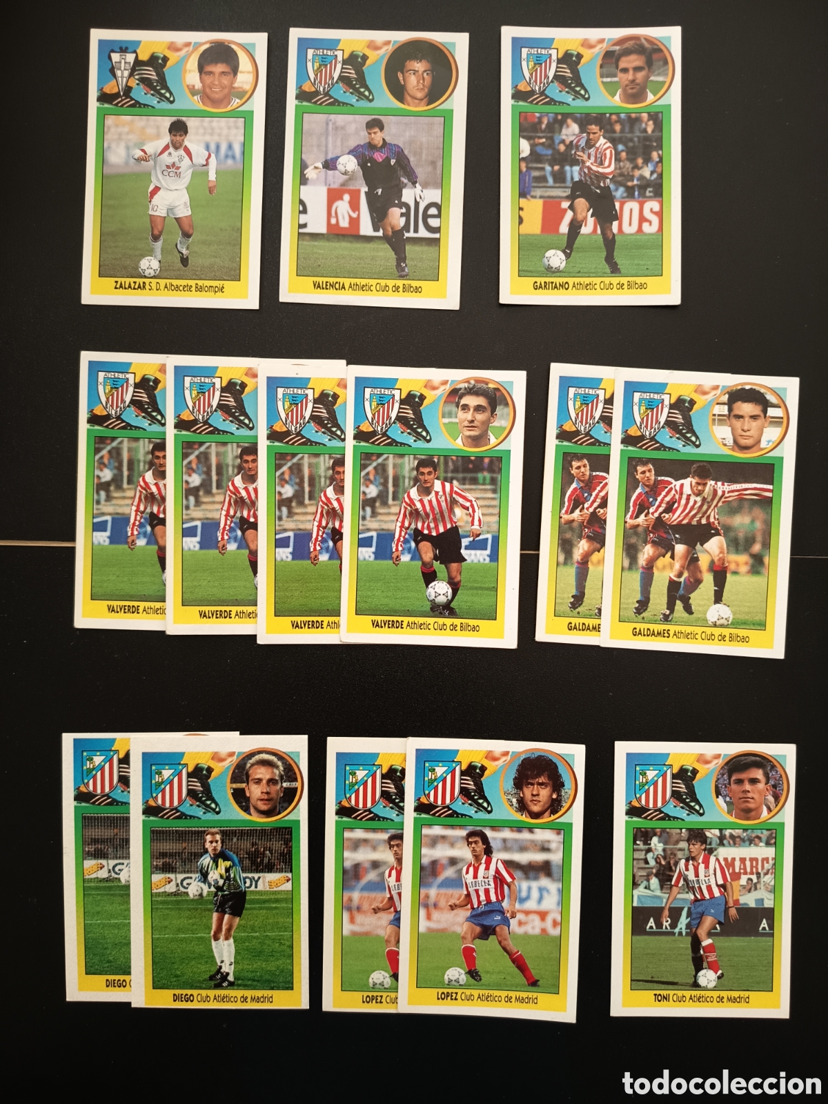 Cromos de F&uacute;tbol: Liga Este 93-94 adhesivos
