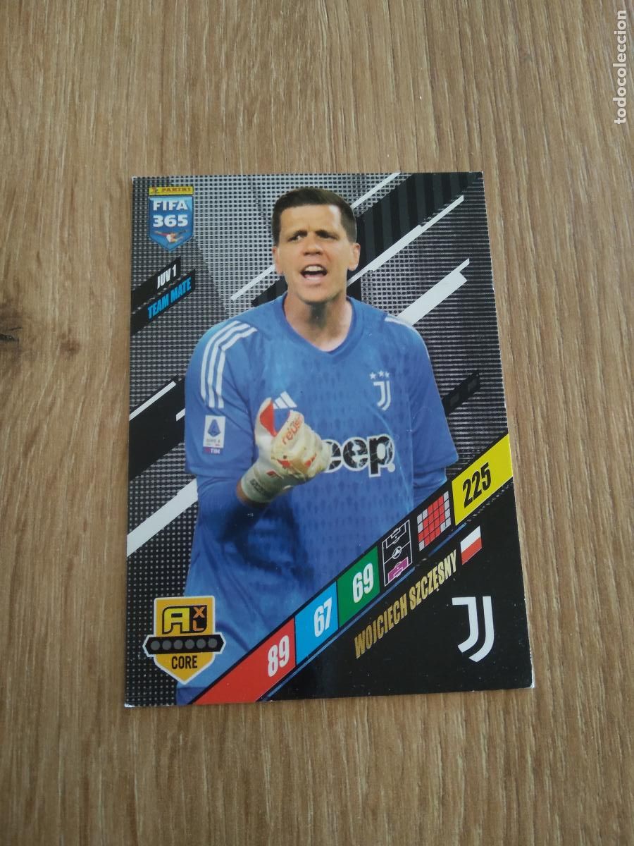 Cromos de F&uacute;tbol: JUV 1 SZCZESNY JUVENTUS TURIN CROMO FUTBOL PANINI ADRENALYN 23-24 FIFA 365 2023-2024
