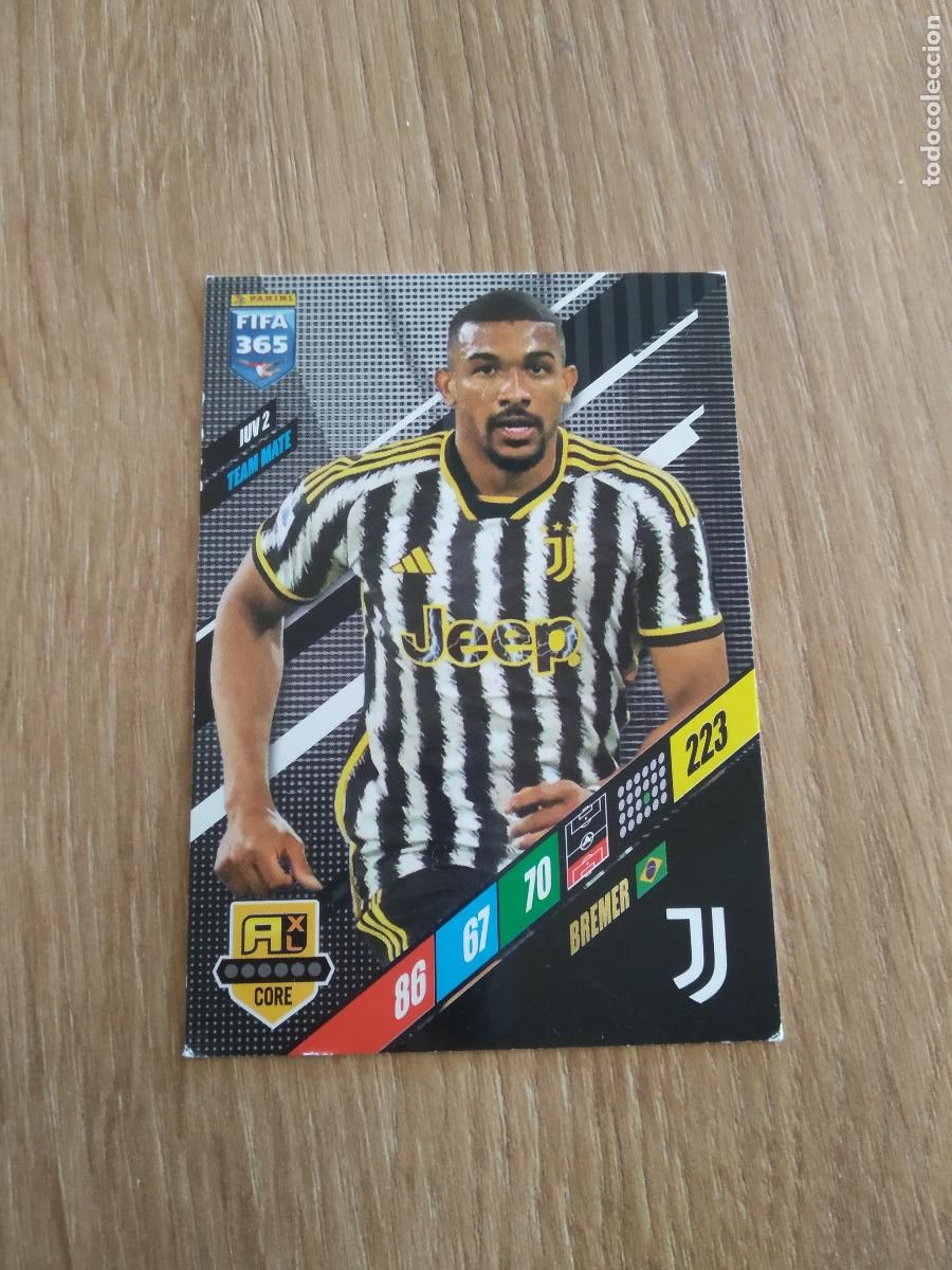 Cromos de F&uacute;tbol: JUV 2 BREMER JUVENTUS TURIN CROMO FUTBOL PANINI ADRENALYN 23-24 FIFA 365 2023-2024