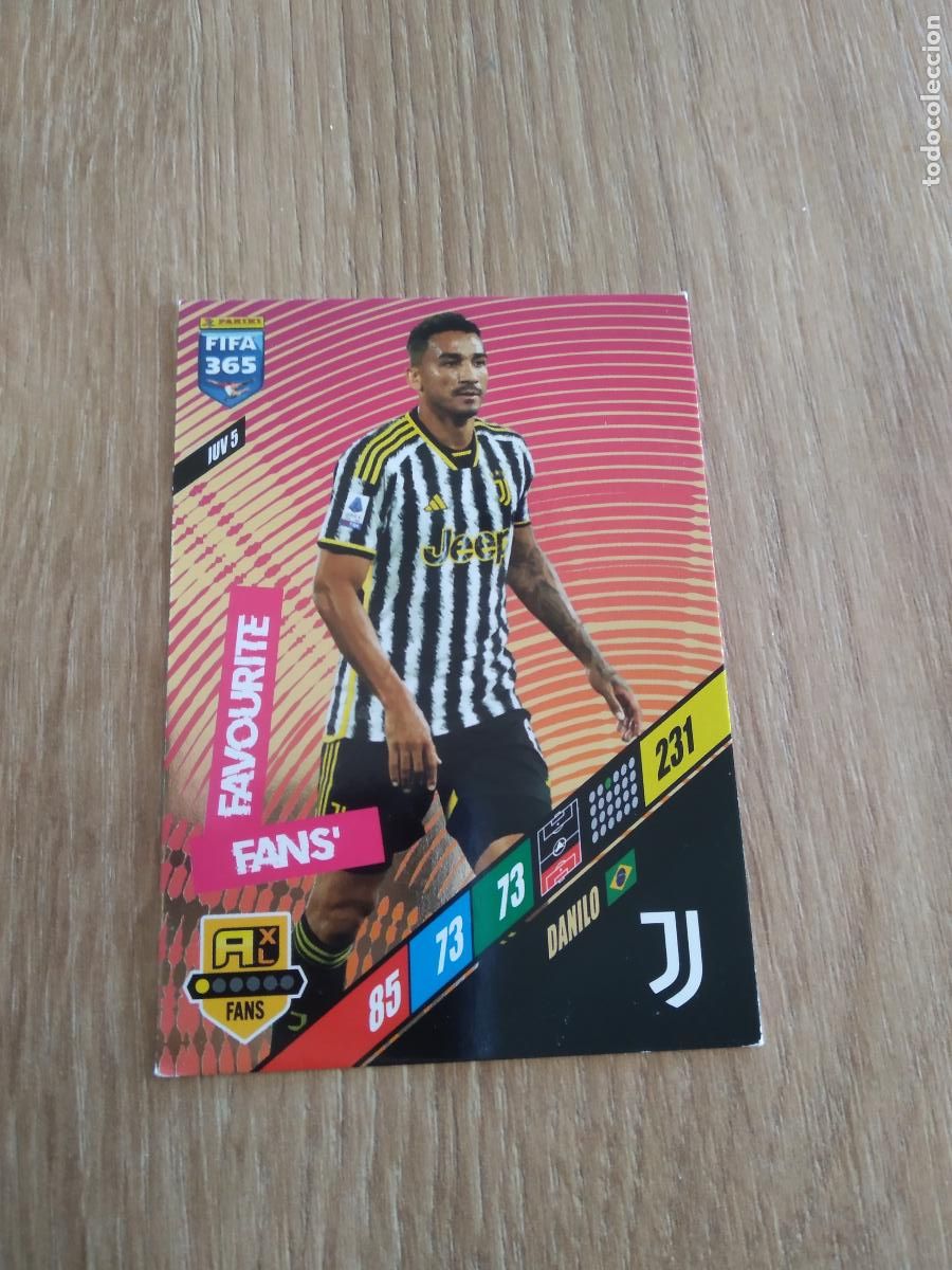 Cromos de F&uacute;tbol: JUV 5 DANILO JUVENTUS TURIN CROMO FUTBOL PANINI ADRENALYN 23-24 FIFA 365 2023-2024