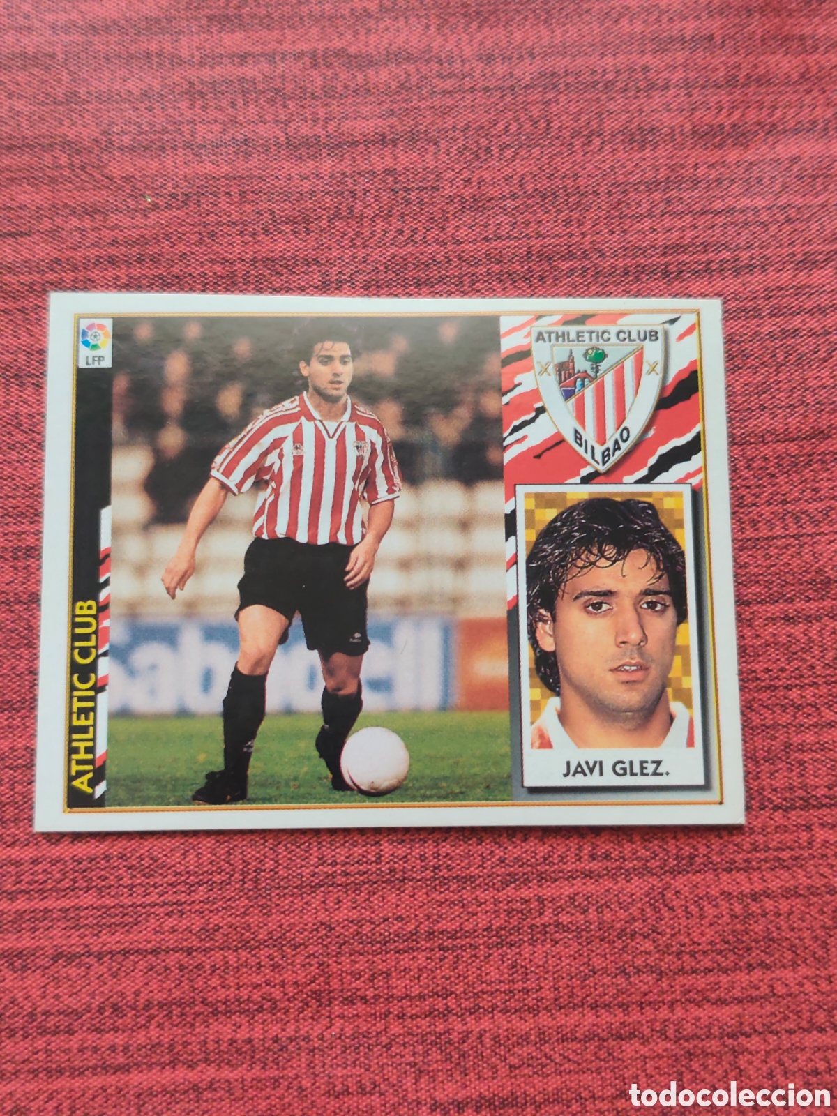 Cromos de F&uacute;tbol: COLOCA JAVI GLEZ. ATHLETIC BILBAO EDICIONES ESTE 1997 1998