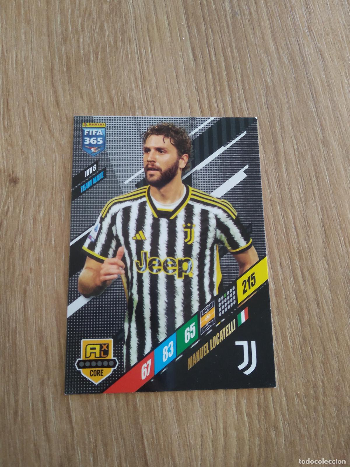Cromos de F&uacute;tbol: JUV 8 LOCATELLI JUVENTUS TURIN CROMO FUTBOL PANINI ADRENALYN 23-24 FIFA 365 2023-2024