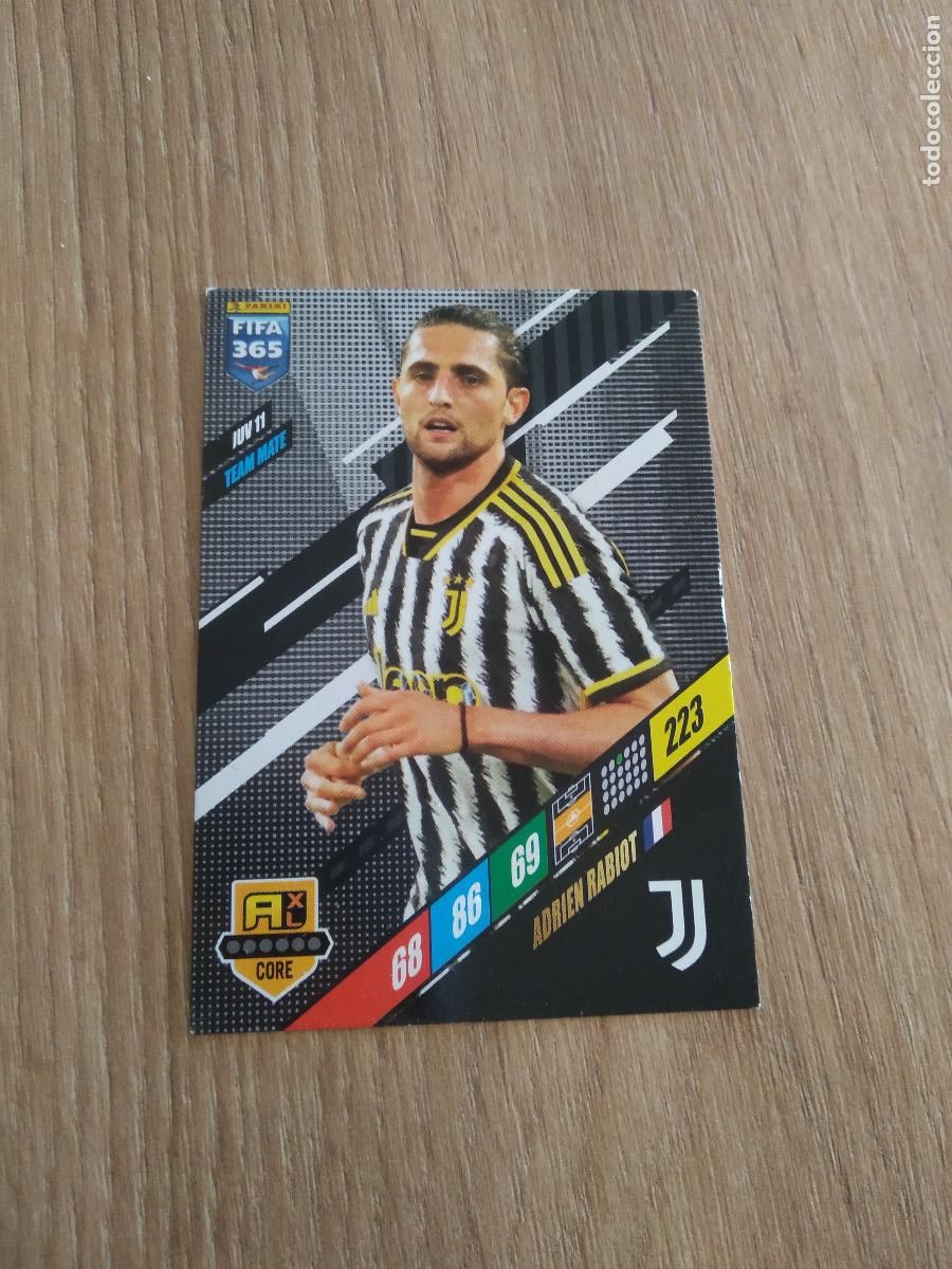 Cromos de F&uacute;tbol: JUV 11 RABIOT JUVENTUS TURIN CROMO FUTBOL PANINI ADRENALYN 23-24 FIFA 365 2023-2024