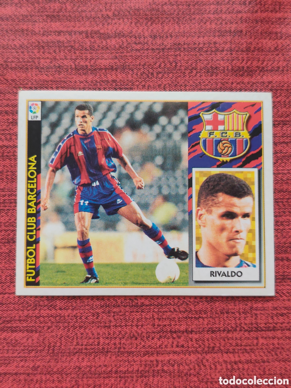 Cromos de F&uacute;tbol: COLOCA RIVALDO FC BARCELONA EDICIONES ESTE 1997 1998