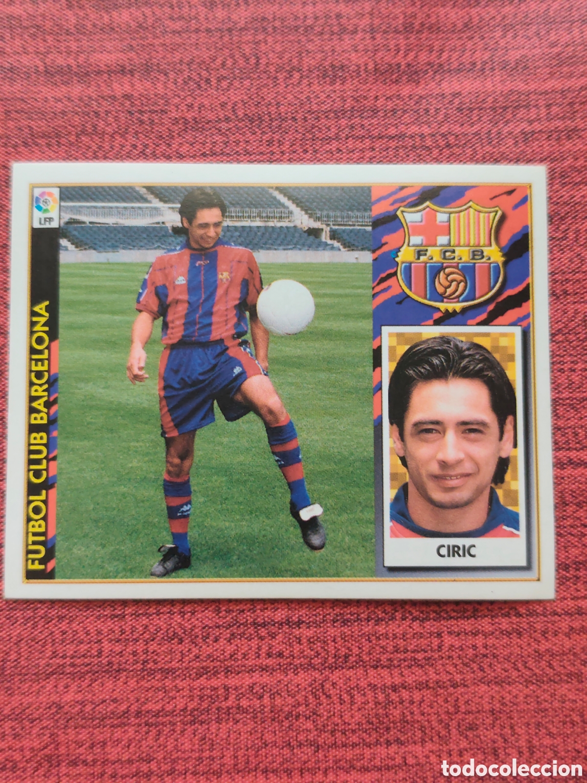 Cromos de F&uacute;tbol: COLOCA CIRIC FC BARCELONA EDICIONES ESTE 1997 1998