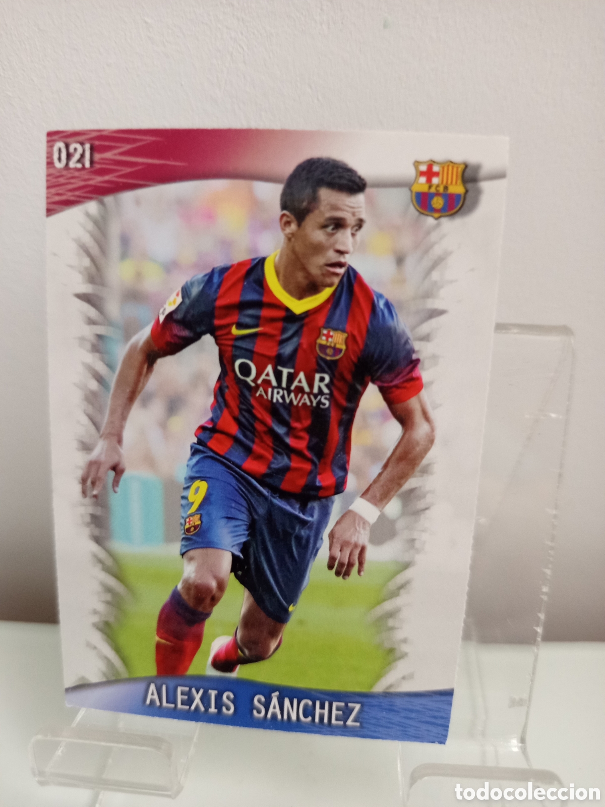 Figurine di Calcio: ❇️ CROMO CARD ⚽ ALEXIS S&Aacute;NCHEZ BARCELONA 21 FICHAS LIGA QUIZ GAME 2014 13 14 2013 2014 MUNDICROMO ❇️