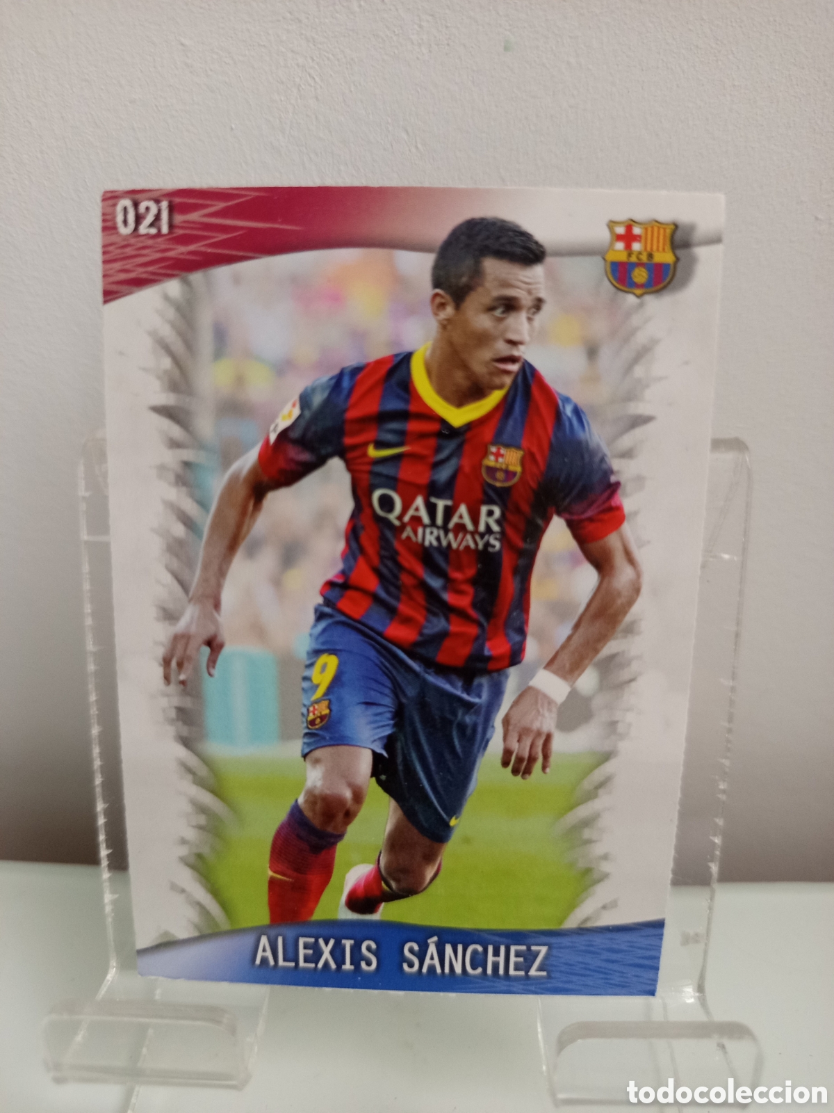 Figurine di Calcio: ❇️ CROMO CARD ⚽ ALEXIS S&Aacute;NCHEZ BARCELONA 21 FICHAS LIGA QUIZ GAME 2014 13 14 2013 2014 MUNDICROMO ❇️