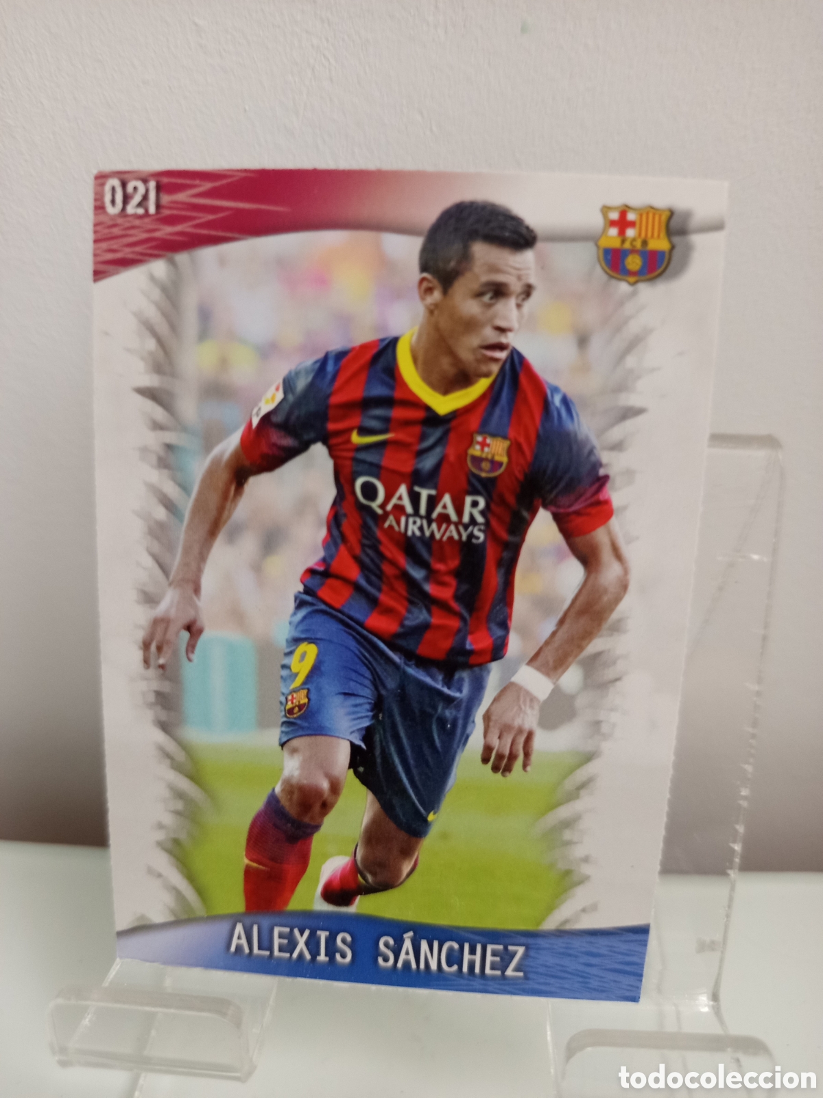 Figurine di Calcio: ❇️ CROMO CARD ⚽ ALEXIS S&Aacute;NCHEZ BARCELONA 21 FICHAS LIGA QUIZ GAME 2014 13 14 2013 2014 MUNDICROMO ❇️