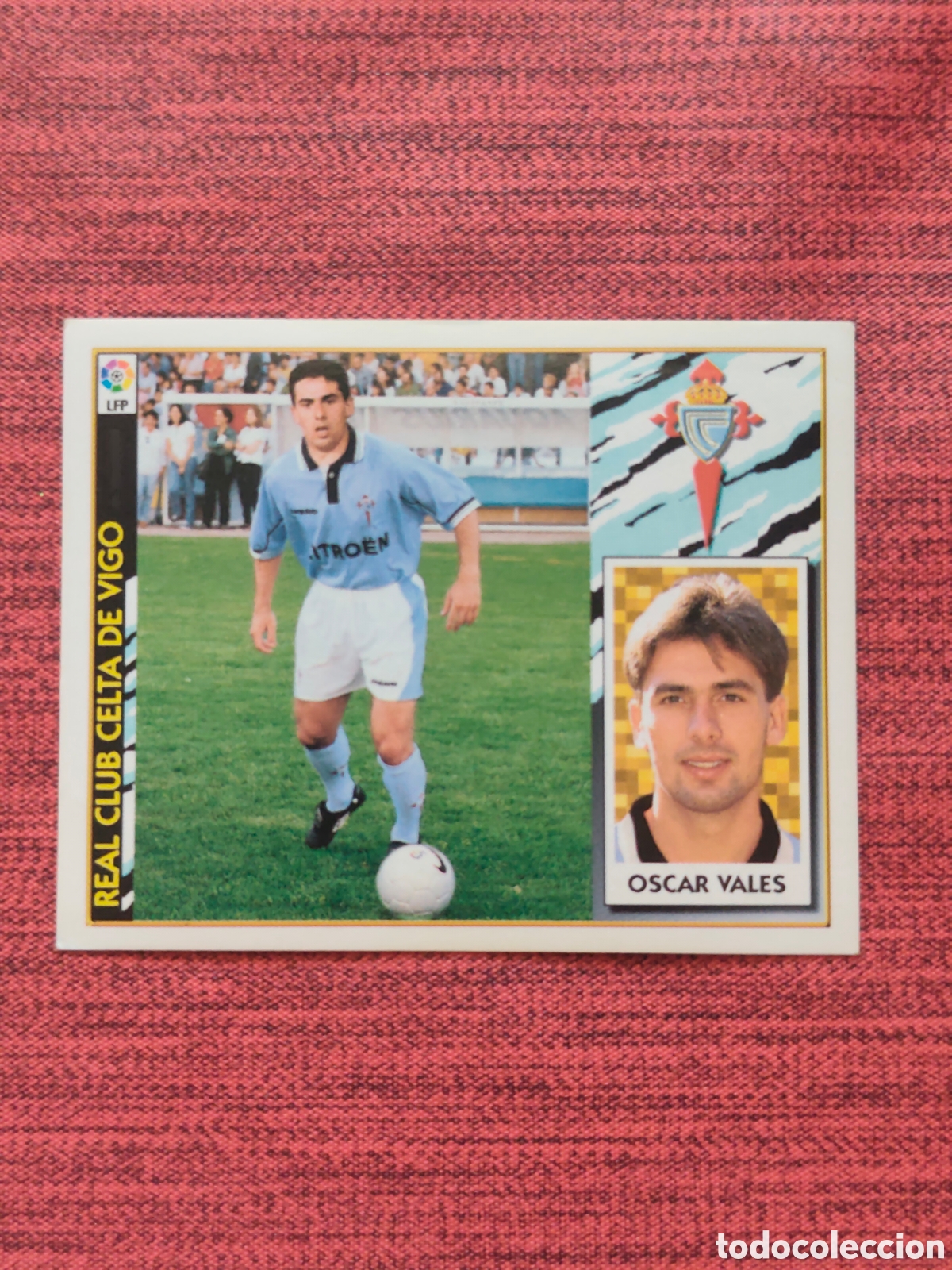 Football Stickers: COLOCA &Oacute;SCAR VALES CELTA DE VIGO EDICIONES ESTE 1997 1998