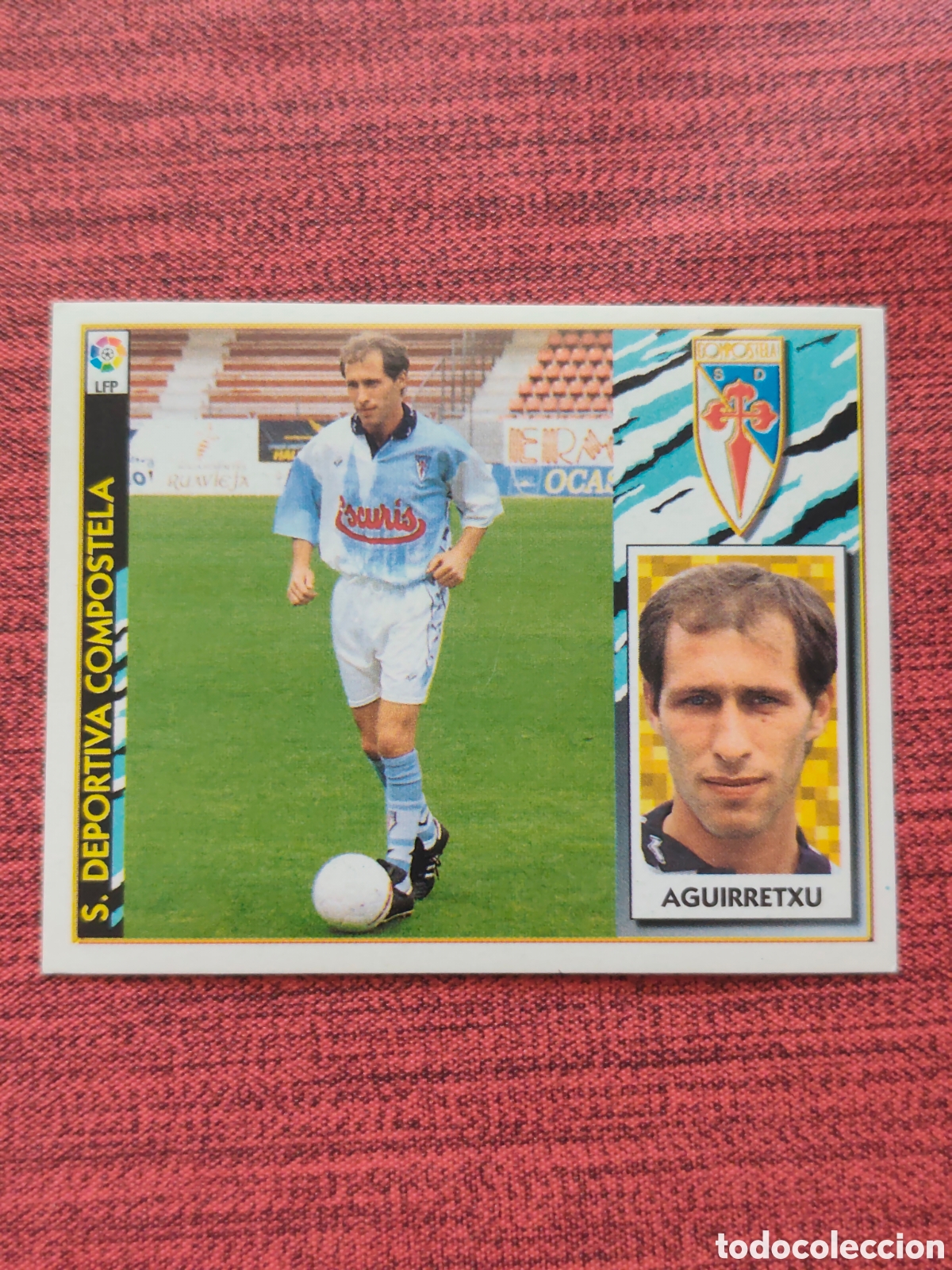 Cromos de F&uacute;tbol: COLOCA AGUIRRETXU COMPOSTELA EDICIONES ESTE 1997 1998