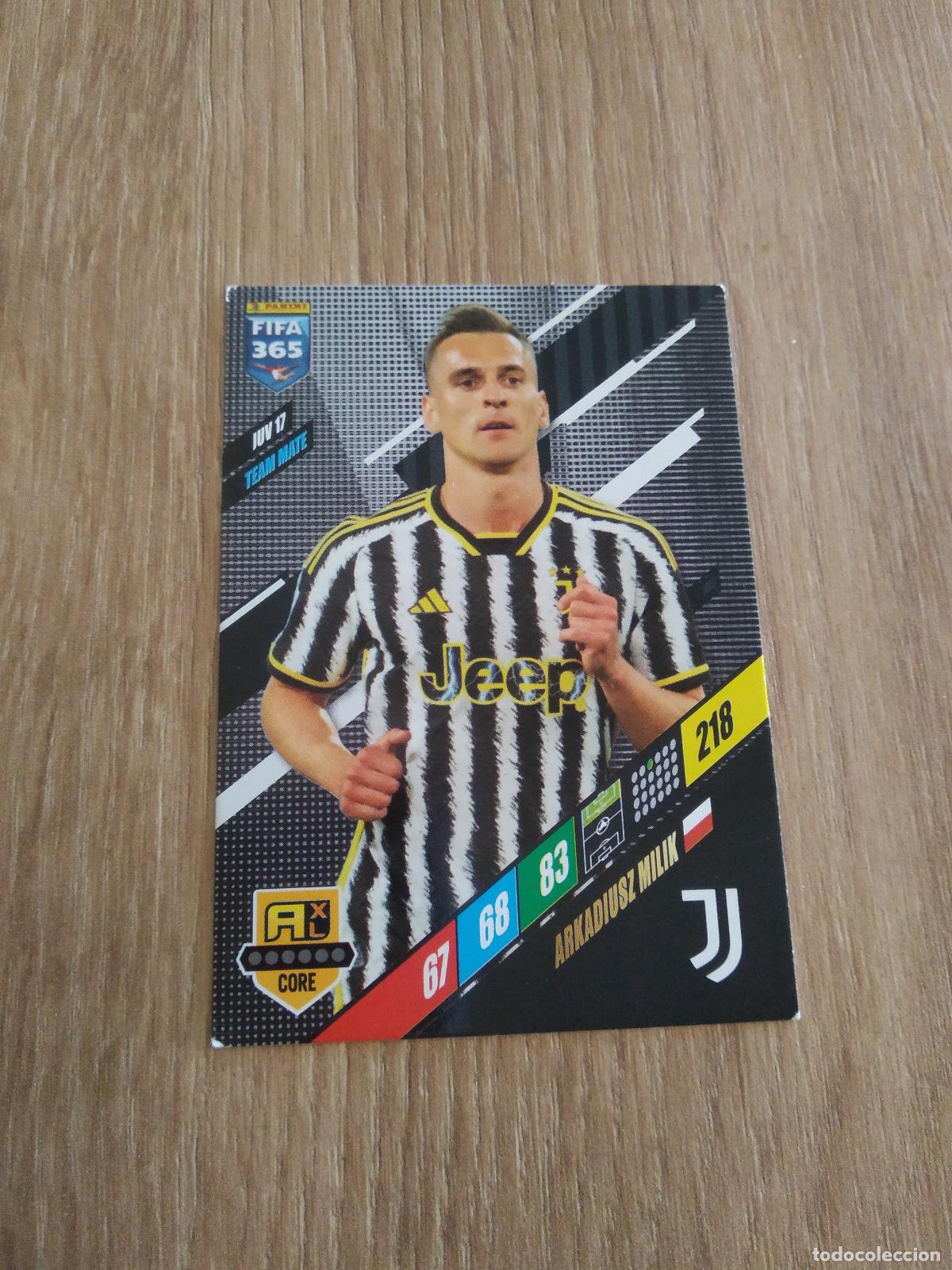 Cromos de F&uacute;tbol: JUV 17 ARKADIUSZ MILIK JUVENTUS TURIN CROMO FUTBOL PANINI ADRENALYN 23-24 FIFA 365 2023-2024