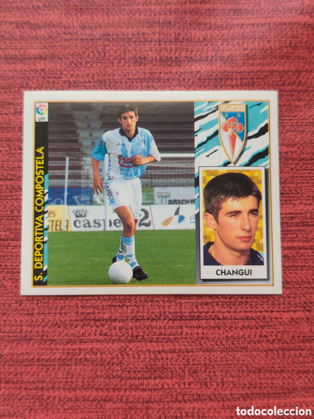 Cromos de F&uacute;tbol: COLOCA CHANGUI COMPOSTELA EDICIONES ESTE 1997 1998