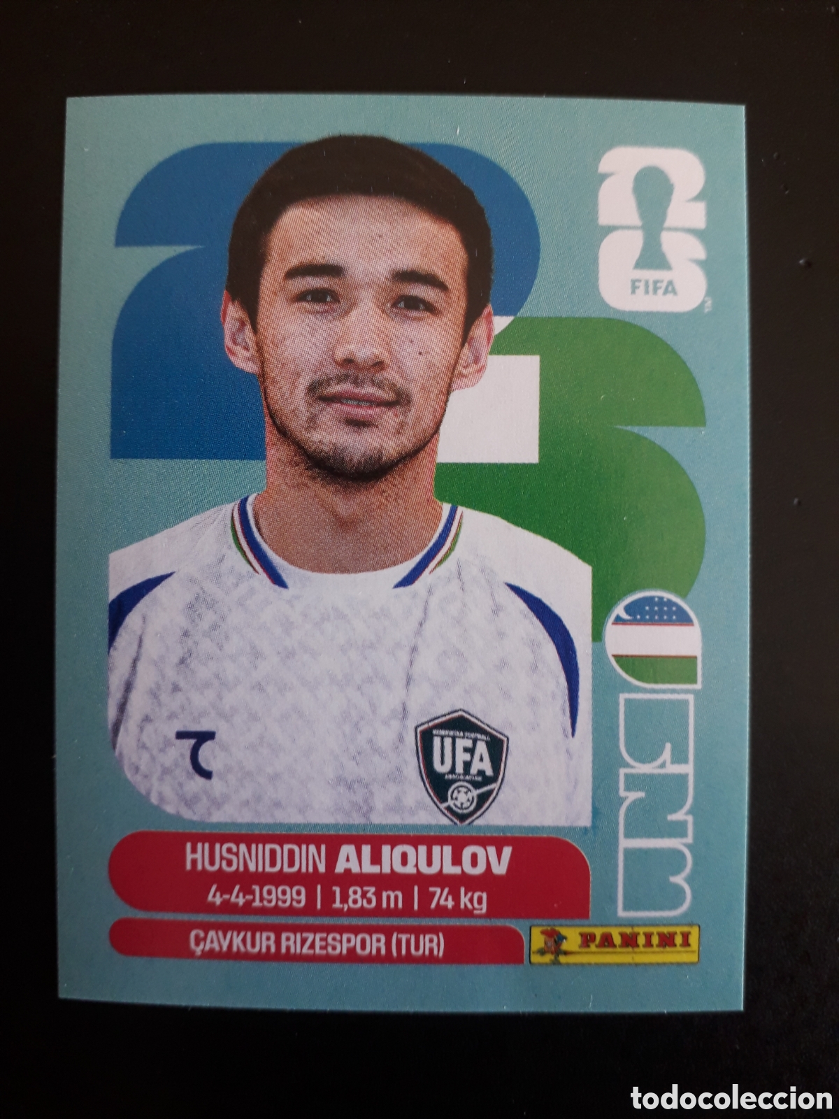 Cromos de F&uacute;tbol: ALIQULOV UZBEKISTAN UZB 6 MUNDIAL F&Uacute;TBOL 2026 FIFA WORLD CUP PANINI SIN PEGAR PEDIDO M&Iacute;NIMO 3&euro;