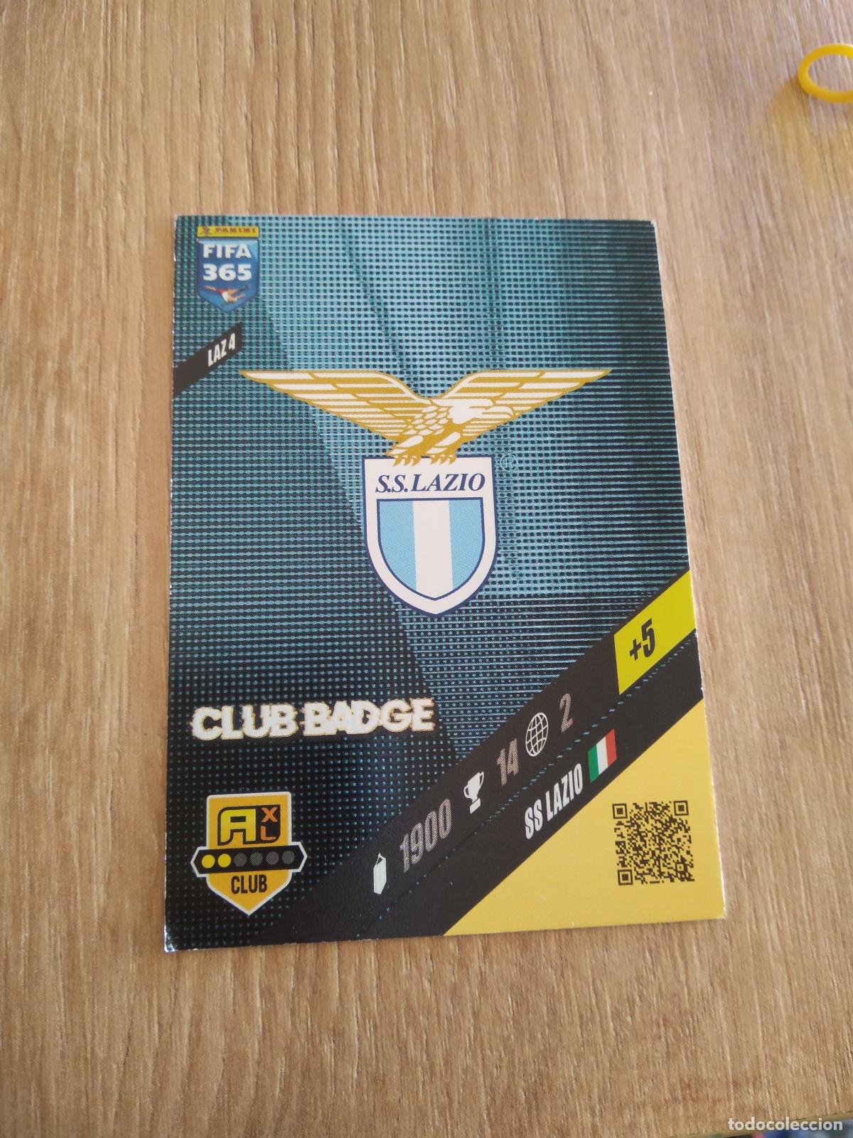 Cromos de F&uacute;tbol: LAZ 4 ESCUDO LAZIO CROMO FUTBOL PANINI ADRENALYN 23-24 FIFA 365 2023-2024