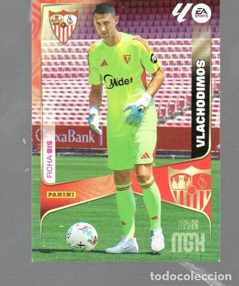 Cromos de F&uacute;tbol: CROMO DE MGH PANINI LA LIGA 2025/26 DEL SEVILLA N&ordm; 327 BIS VLACHODIMOS