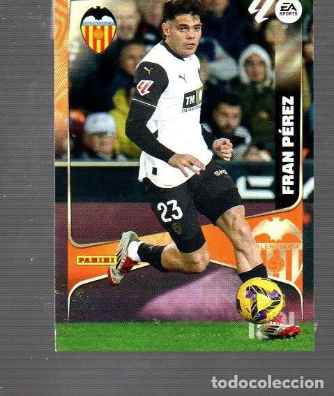 Cromos de F&uacute;tbol: CROMO DE MGH PANINI LA LIGA 2025/26 DEL VALENCIA N&ordm; 358 FRAN P&Eacute;REZ