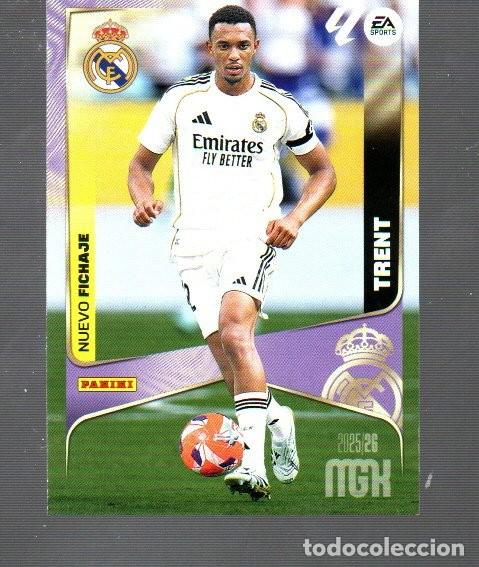 Cromos de F&uacute;tbol: CROMO DE MGH PANINI LA LIGA 2025/26 DEL REAL MADRID N&ordm; 452 TRENT