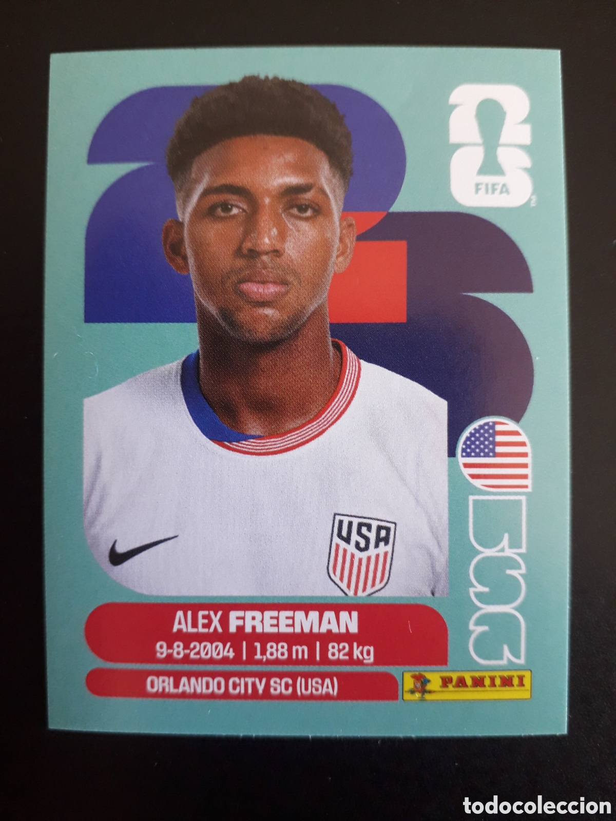 Cromos de F&uacute;tbol: FREEMAN ESTADOS UNIDOS USA 6 MUNDIAL F&Uacute;TBOL 2026 FIFA WORLD CUP PANINI SIN PEGAR PEDIDO M&Iacute;NIMO 3&euro;