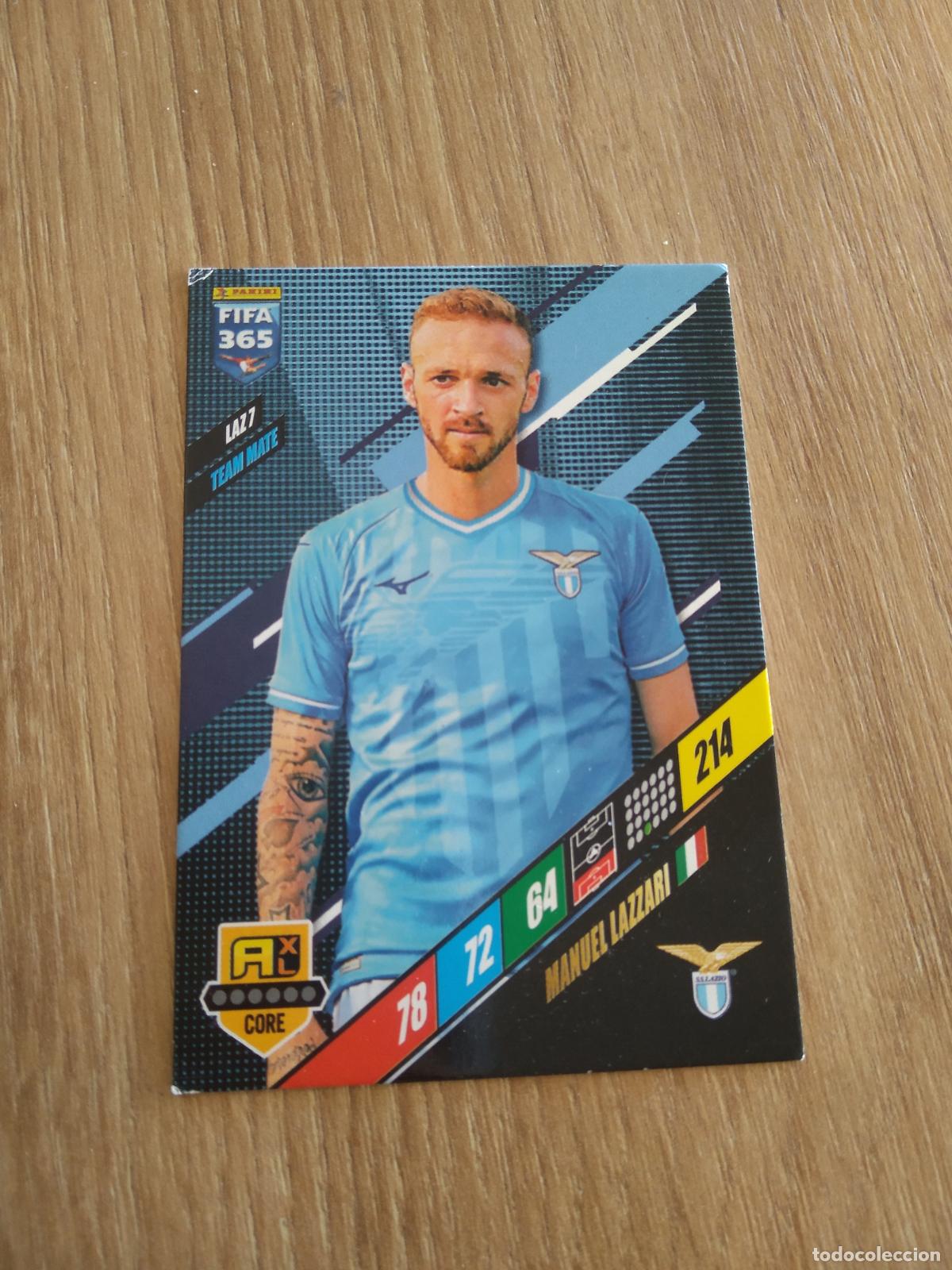 Cromos de F&uacute;tbol: LAZ 7 MANUEL LAZZARI LAZIO CROMO FUTBOL PANINI ADRENALYN 23-24 FIFA 365 2023-2024