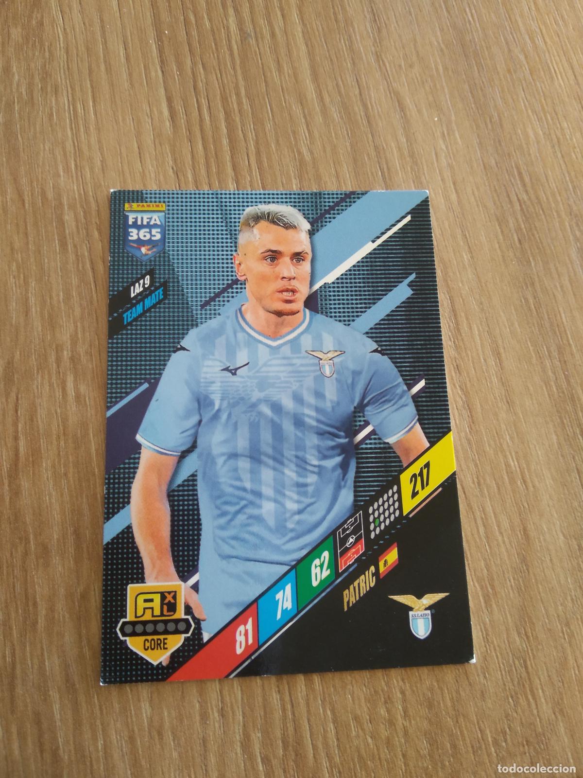 Cromos de F&uacute;tbol: LAZ 9 PATRIC LAZIO CROMO FUTBOL PANINI ADRENALYN 23-24 FIFA 365 2023-2024