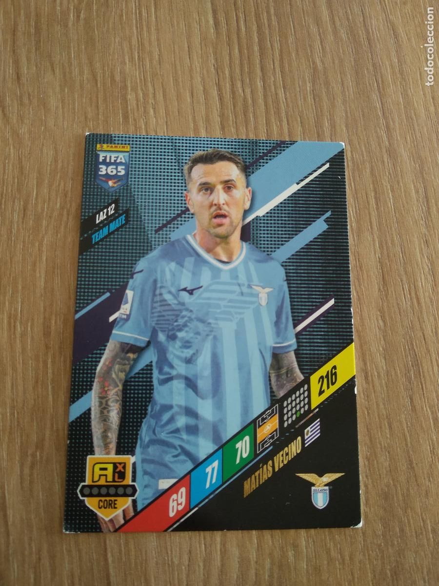 Cromos de F&uacute;tbol: LAZ 12 MATIAS VECINO LAZIO CROMO FUTBOL PANINI ADRENALYN 23-24 FIFA 365 2023-2024