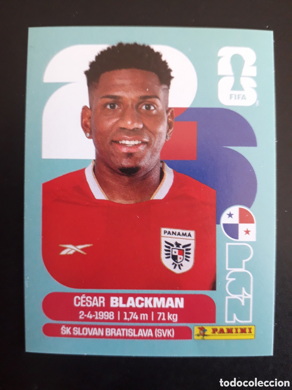Cromos de F&uacute;tbol: BLACKMAN PANAM&Aacute; PAN 9 MUNDIAL F&Uacute;TBOL 2026 FIFA WORLD CUP PANINI SIN PEGAR PEDIDO M&Iacute;NIMO 3&euro;