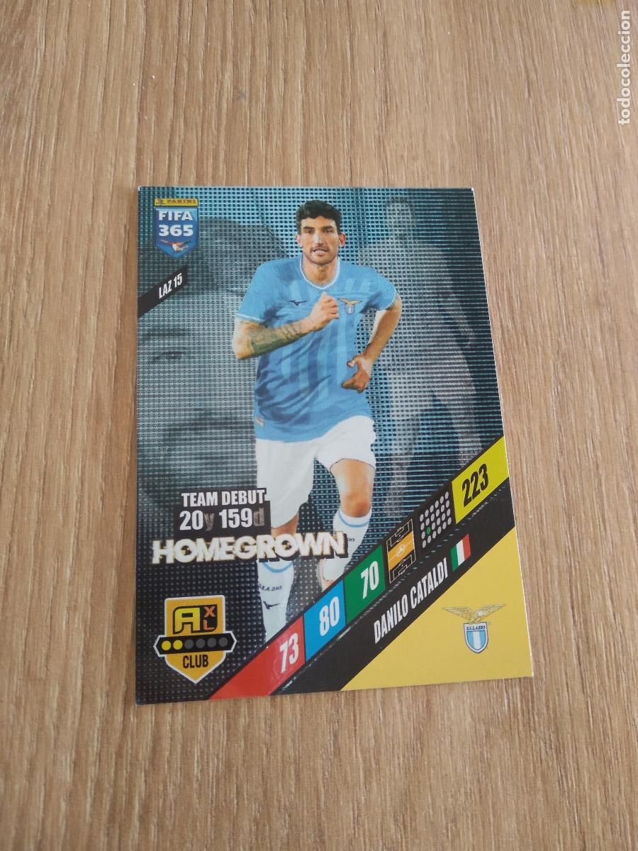 Cromos de F&uacute;tbol: LAZ 15 DANILO CATALDI LAZIO CROMO FUTBOL PANINI ADRENALYN 23-24 FIFA 365 2023-2024