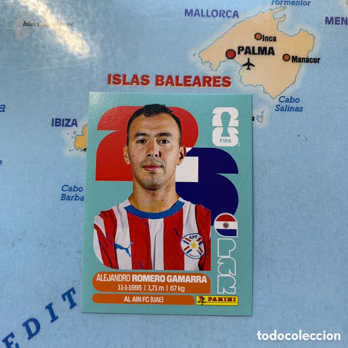 Cromos de F&uacute;tbol: Paraguay n&uacute;mero 16 cromo panini Mundial Fifa World Cup 2026