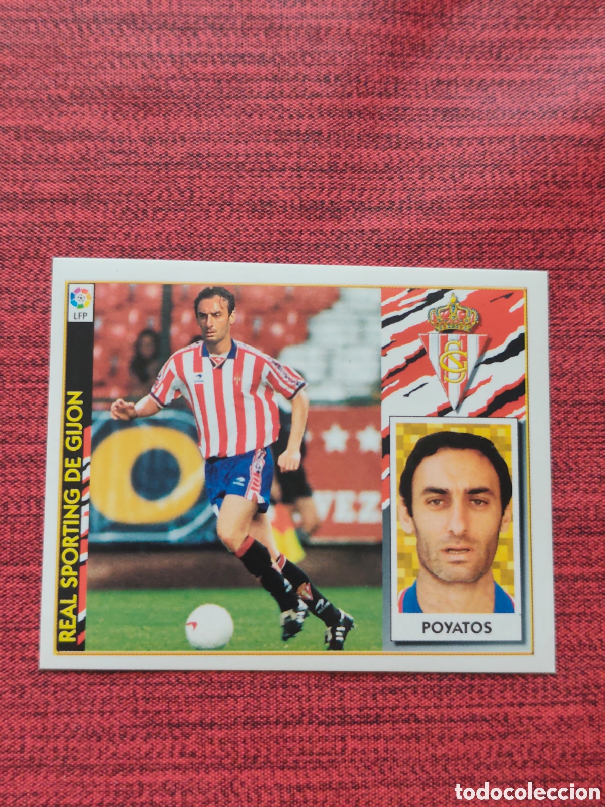 Cromos de F&uacute;tbol: COLOCA POYATOS SPORTING GIJ&Oacute;N EDICIONES ESTE 1997 1998