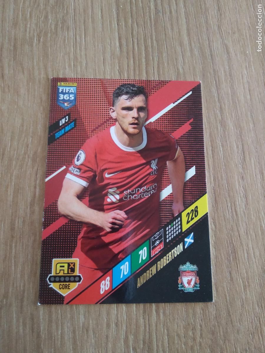 Cromos de F&uacute;tbol: LIV 3 ROBERTSON LIVERPOOL CROMO FUTBOL PANINI ADRENALYN 23-24 FIFA 365 2023-2024