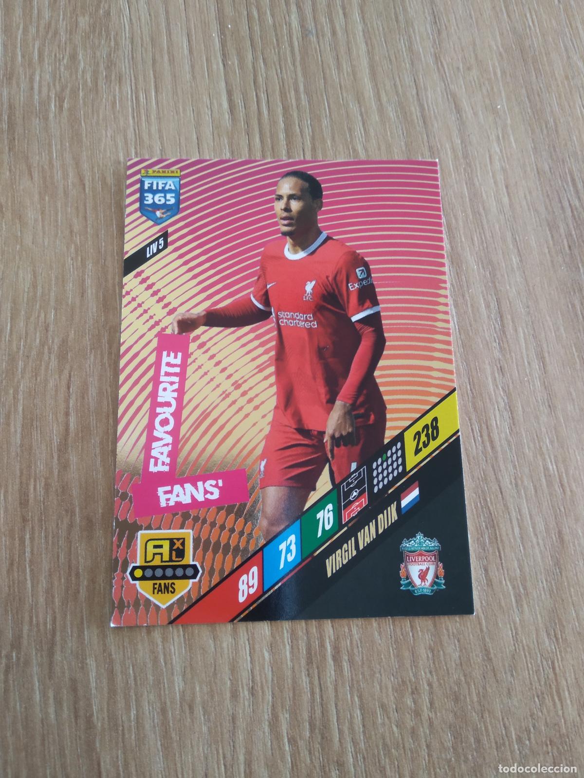 Cromos de F&uacute;tbol: LIV 5 VAN DIJK LIVERPOOL CROMO FUTBOL PANINI ADRENALYN 23-24 FIFA 365 2023-2024