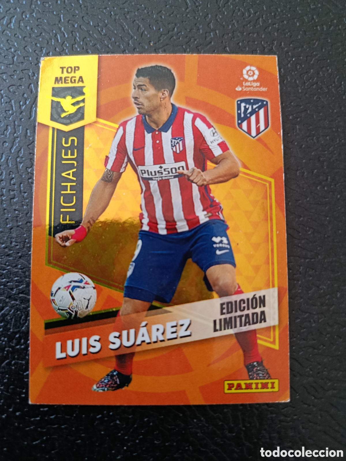Cromos de F&uacute;tbol: CROMO TOP MEGA FICHAJE LUIS SUAREZ - MEGACRACKS 2020 21 - EDICION LIMITADA