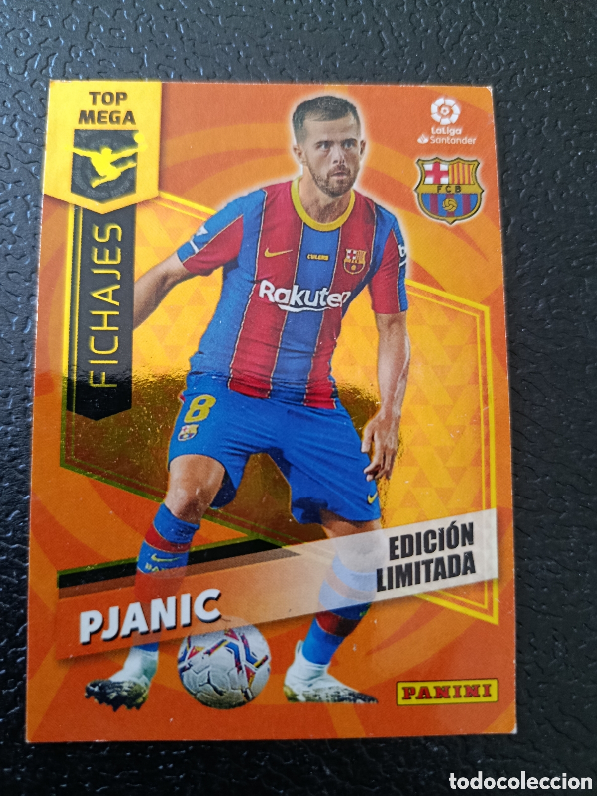 Cromos de F&uacute;tbol: Edicion Limitada PJANIC FC Barcelona panini megacracks mgk 2020 2021 Liga 20 21