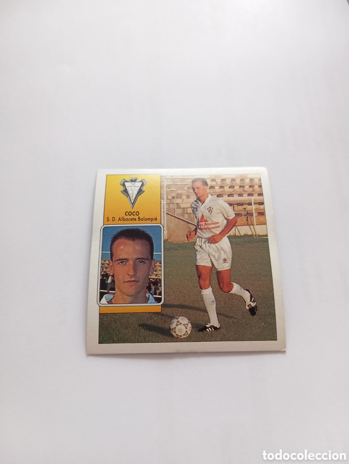 Cromos de F&uacute;tbol: COCO Albacete Liga Este 1992 1993 Panini 92 93 NUEVO SIN PEGAR
