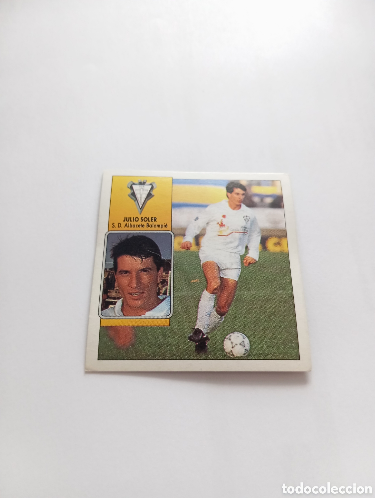 Cromos de F&uacute;tbol: JULIO SOLER Albacete Liga Este 1992 1993 Panini 92 93 NUEVO SIN PEGAR