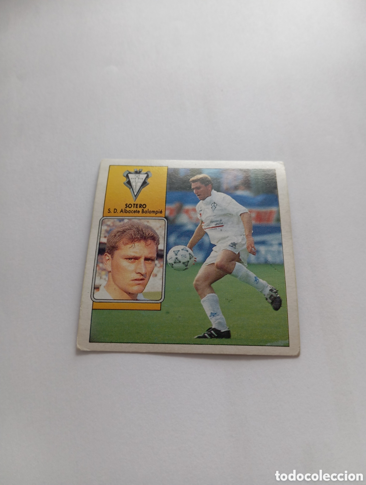 Cromos de F&uacute;tbol: SOTERO Albacete Liga Este 1992 1993 Panini 92 93 NUEVO SIN PEGAR