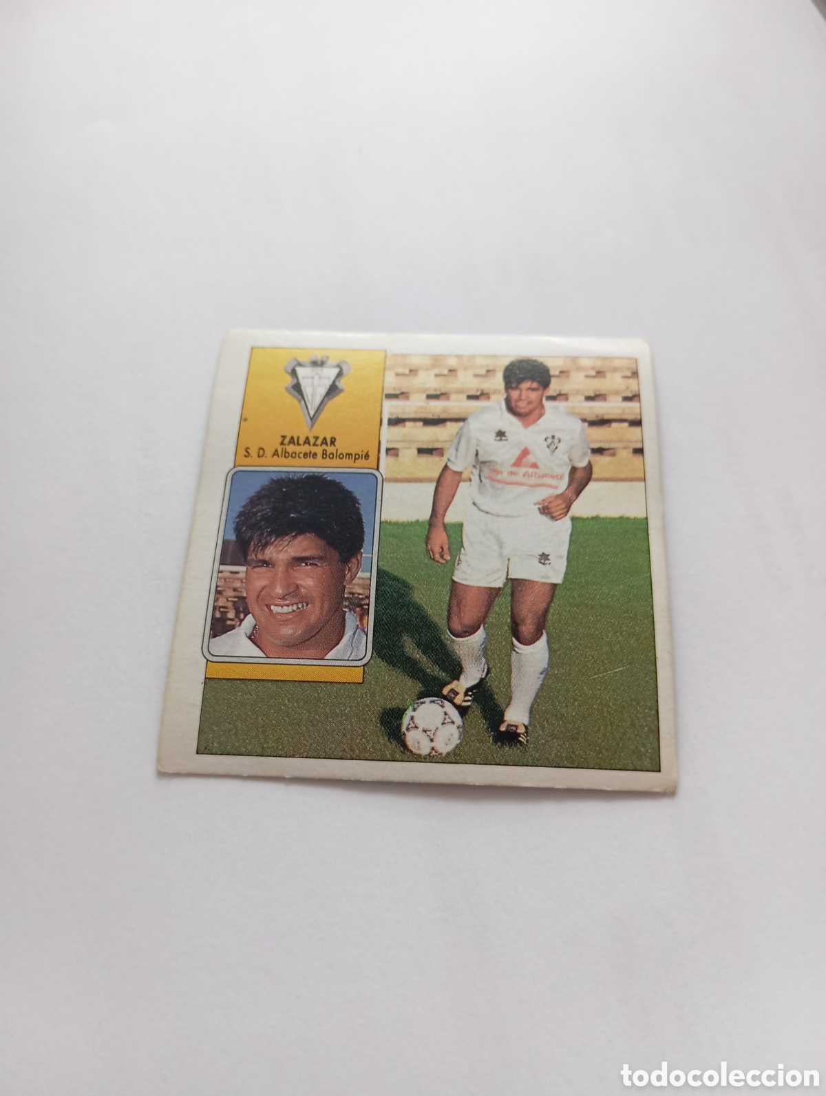 Cromos de F&uacute;tbol: ZALAZAR Albacete Liga Este 1992 1993 Panini 92 93 NUEVO SIN PEGAR