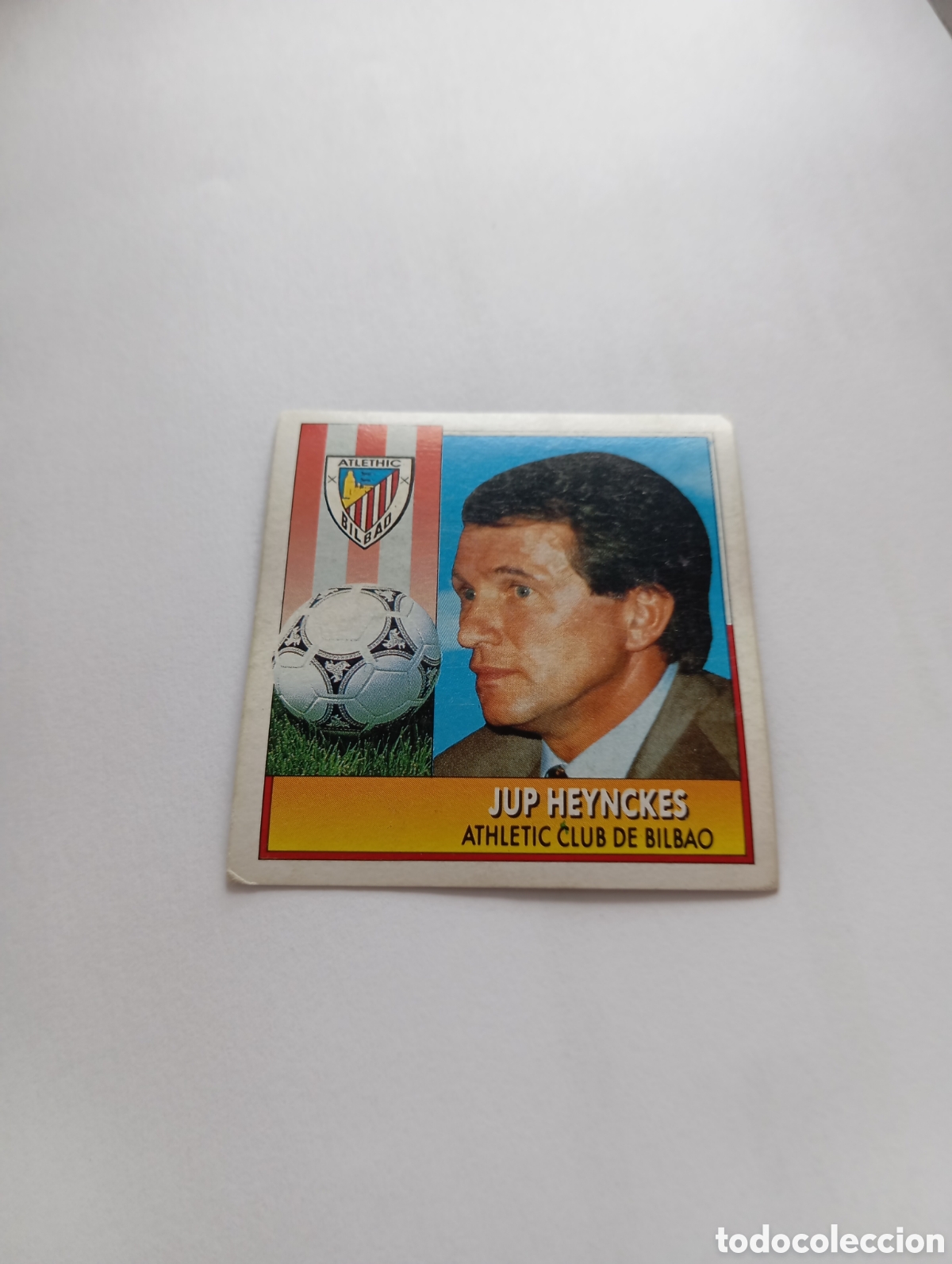 Cromos de F&uacute;tbol: ENTRENADOR JUP HEYNCKES Athletic Club Liga Este 1992 1993 Panini 92 93 NUEVO SIN PEGAR