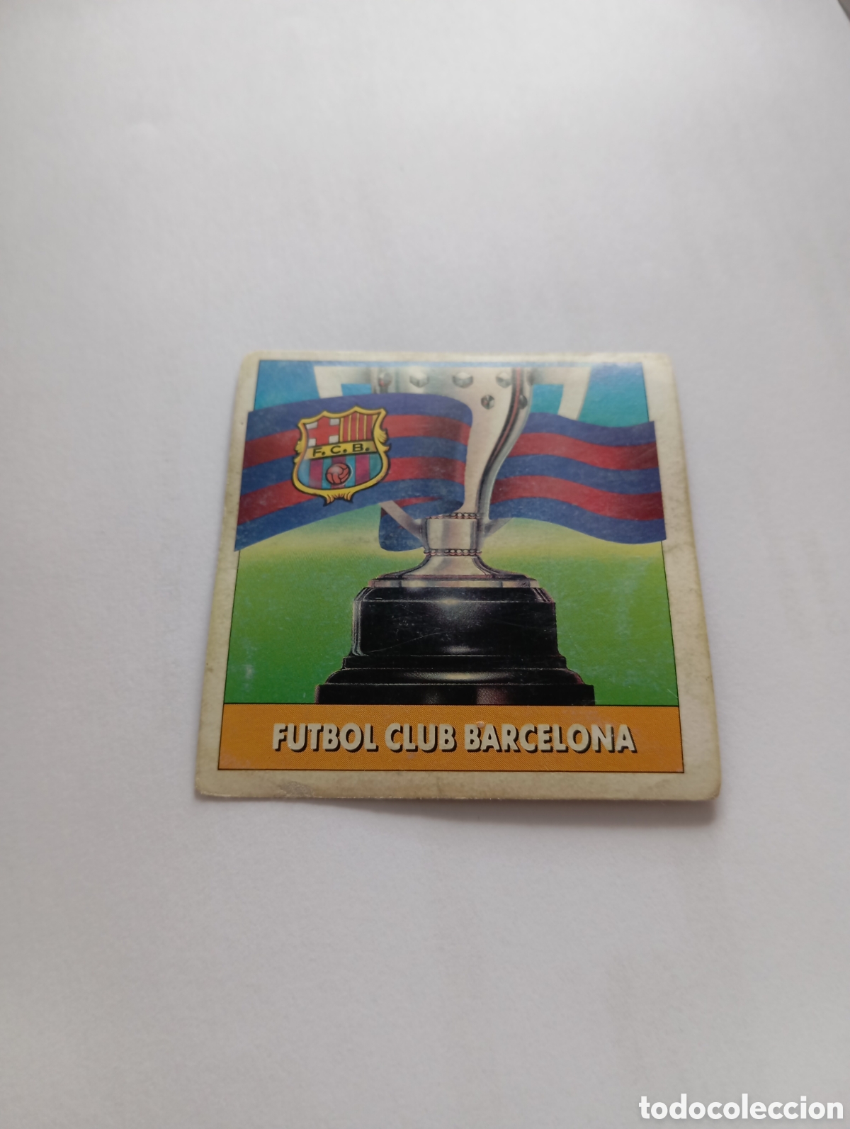 Cromos de F&uacute;tbol: ESCUDO Barcelona Liga Este 1992 1993 Panini 92 93 SIN PEGAR