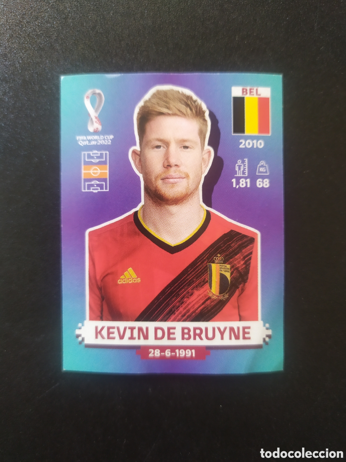Football Stickers: FIFA World Cup Qatar 2022 panini De Bruyne BEL 11 Belgica