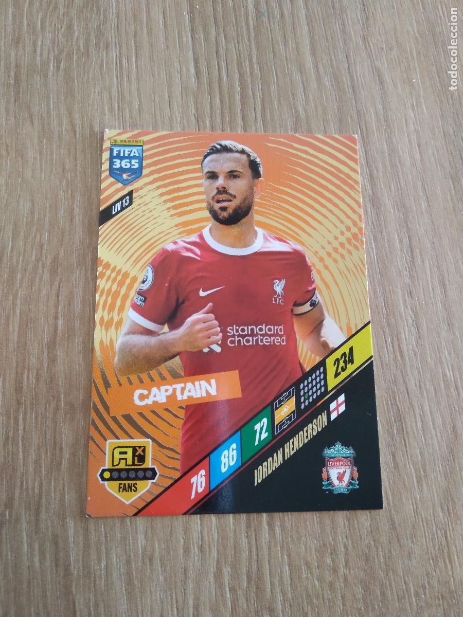 Football Stickers: LIV 13 HENDERSON LIVERPOOL CROMO FUTBOL PANINI ADRENALYN 23-24 FIFA 365 2023-2024