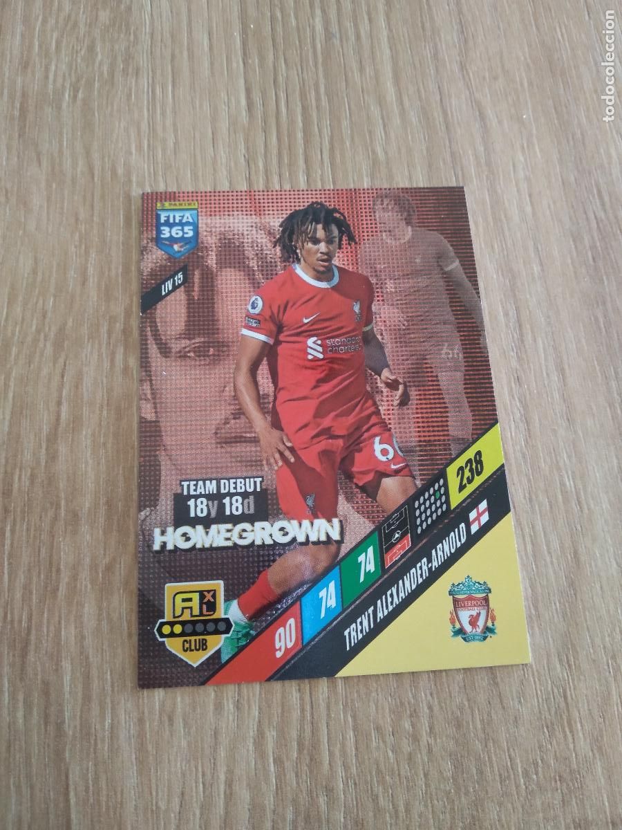 Football Stickers: LIV 15 TRENT ALEXANDER-ARNOLD LIVERPOOL CROMO FUTBOL PANINI ADRENALYN 23-24 FIFA 365 2023-2024