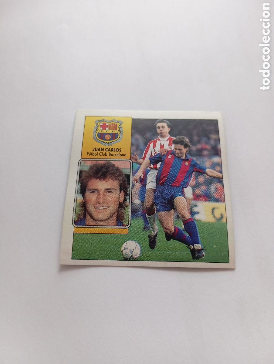Cromos de F&uacute;tbol: JUAN CARLOS Barcelona Liga Este 1992 1993 Panini 92 93 NUEVO SIN PEGAR
