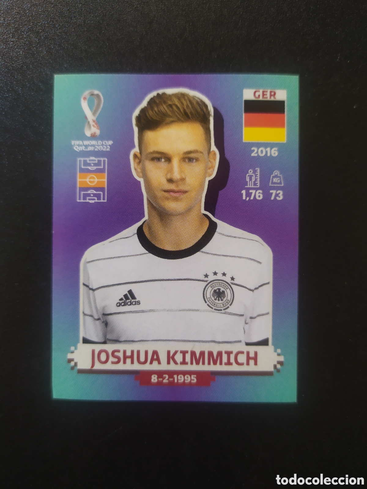 Cromos de F&uacute;tbol: FIFA World Cup Qatar 2022 panini Kimmich GER 15 Alemania