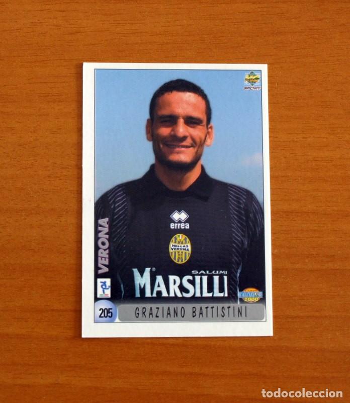 Cromos de F&uacute;tbol: Verona -N&ordm; 205 Graziano Battistini-Marco Franceschetti -Mundicromo 1999-2000-99-00 Calciatori-Italia