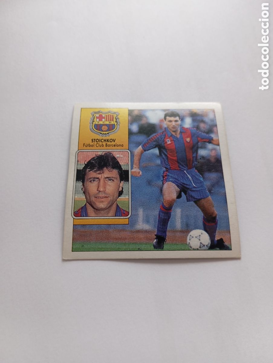 Cromos de F&uacute;tbol: STOICHKOV Barcelona Liga Este 1992 1993 Panini 92 93 NUEVO SIN PEGAR