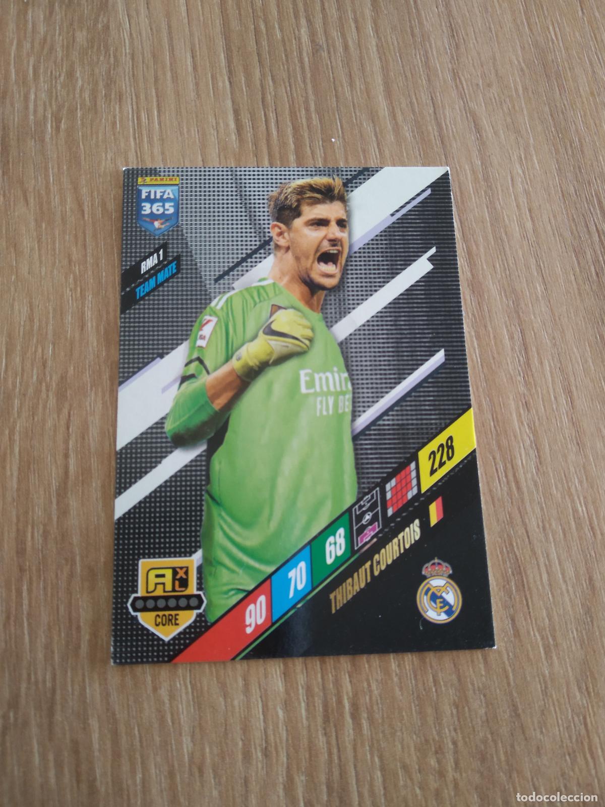 Cromos de F&uacute;tbol: RMA 1 COURTOIS REAL MADRID CROMO FUTBOL PANINI ADRENALYN 23-24 FIFA 365 2023-2024