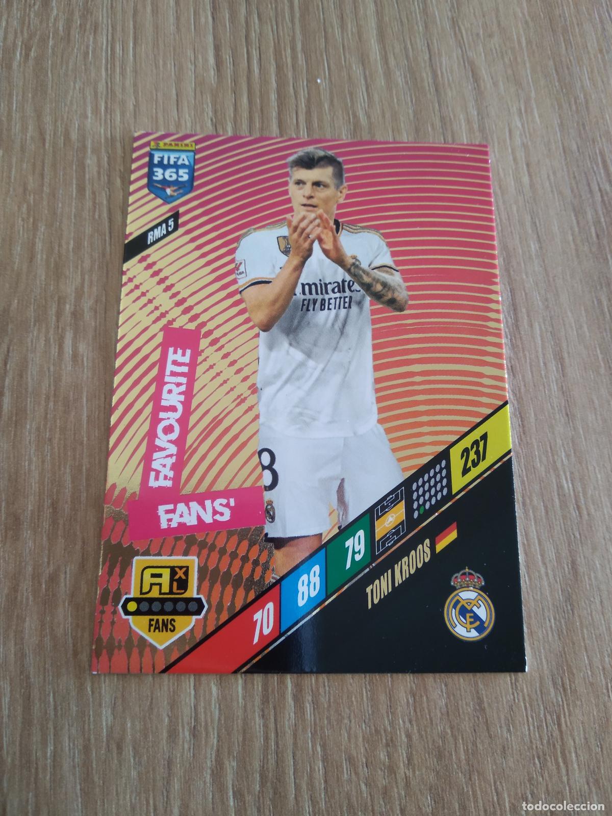 Cromos de F&uacute;tbol: RMA 5 KROOS REAL MADRID CROMO FUTBOL PANINI ADRENALYN 23-24 FIFA 365 2023-2024